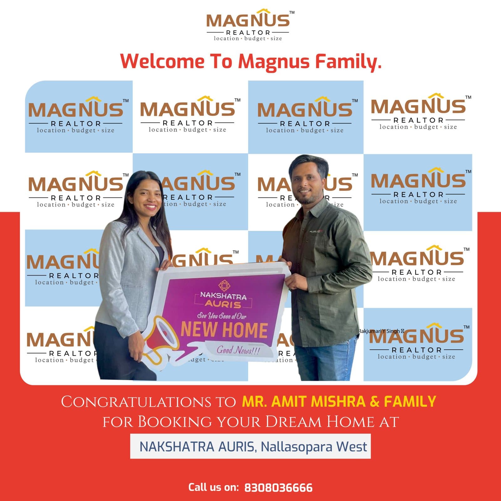 Amit Mishra & family at Nakshatra Auris