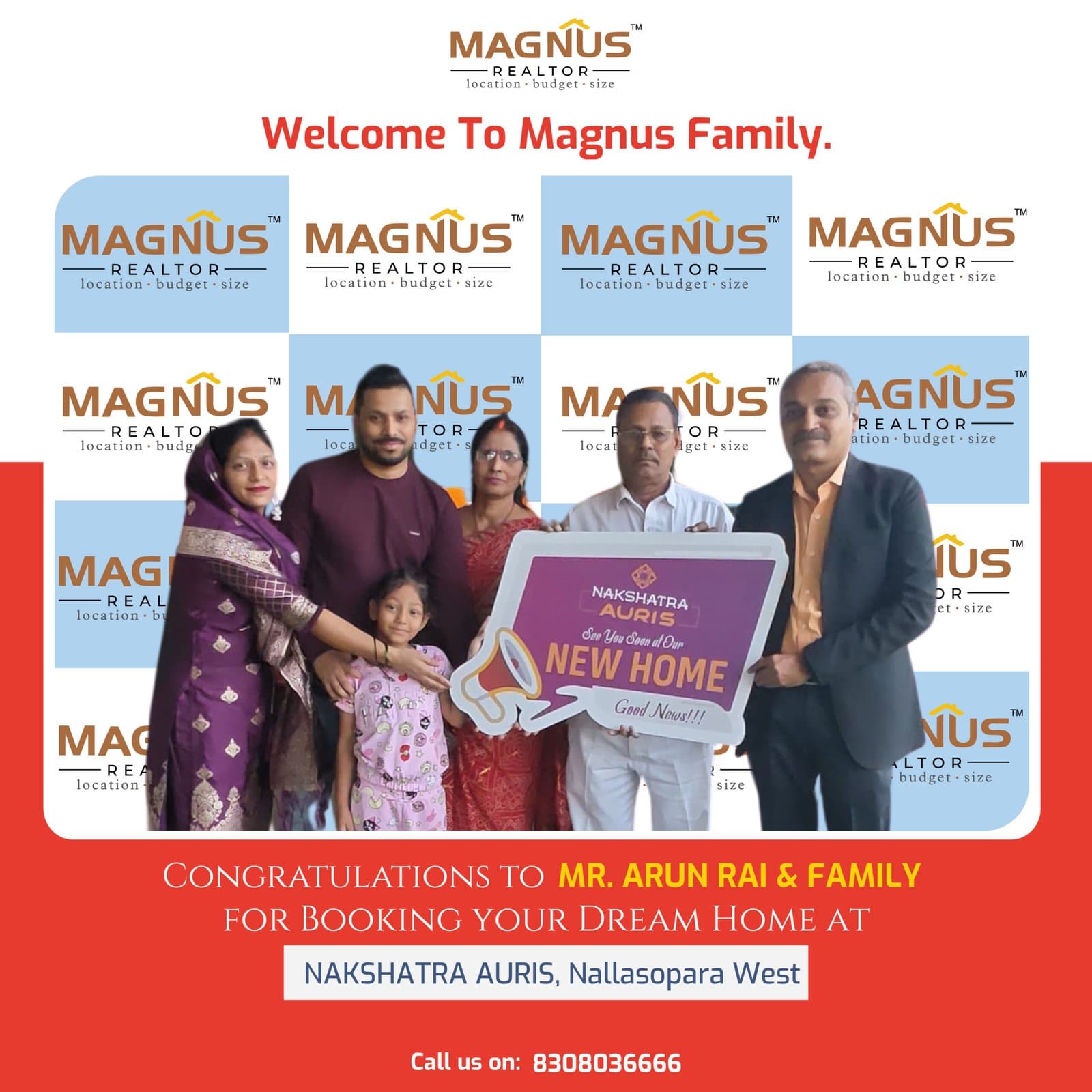 Arun Rai & family at Nakshatra Auris